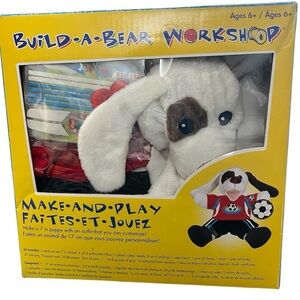 Build-A-Bear Workshop Make And Play - Dog kit - Open Box (to insure all pieces)